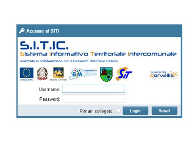 Login Sistema Informativo Territoriale