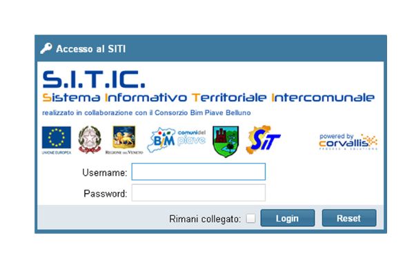 Login Sistema Informativo Territoriale